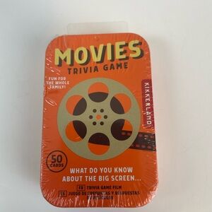 Movies Trivia Game by Kikkerland New/Sealed Family Card Game